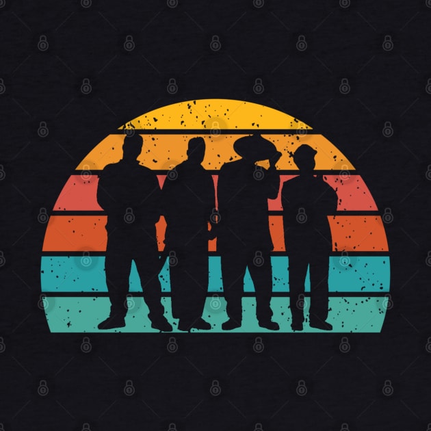 A tribe called quest silhouette by Chessfluencer